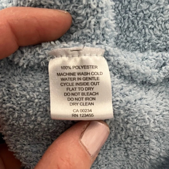 Design Lab/ Teddy plush wrap  sweater/ Size US XS (FITS OVERSIZED) - Picture 8 of 11